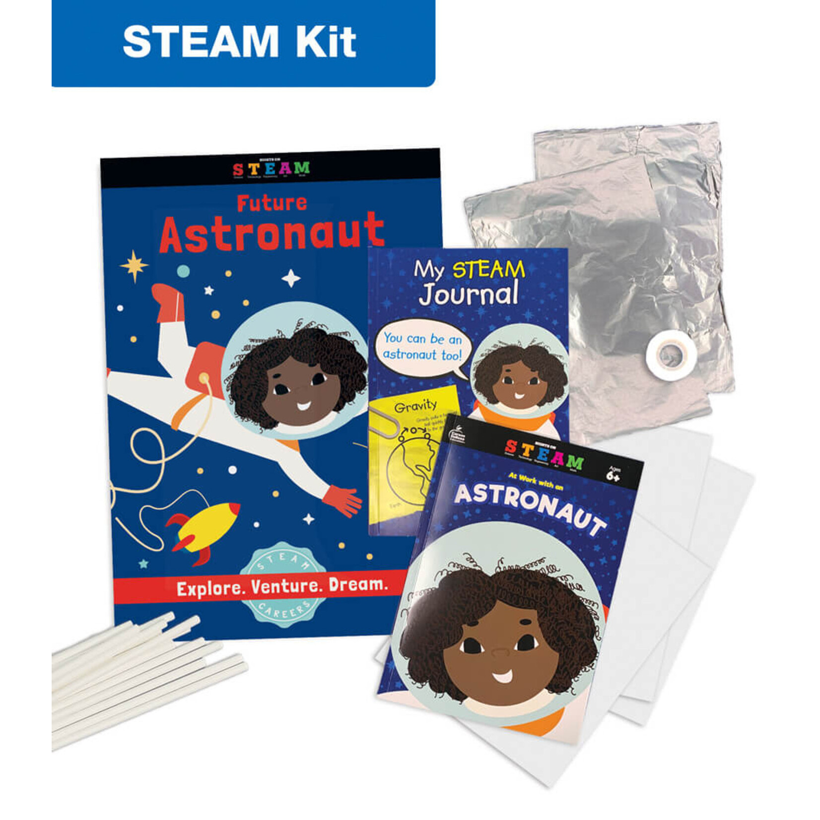 CARSON DELLOSA PUBLISHING CO At Work with an Astronaut Activity Kit Grade 1-3