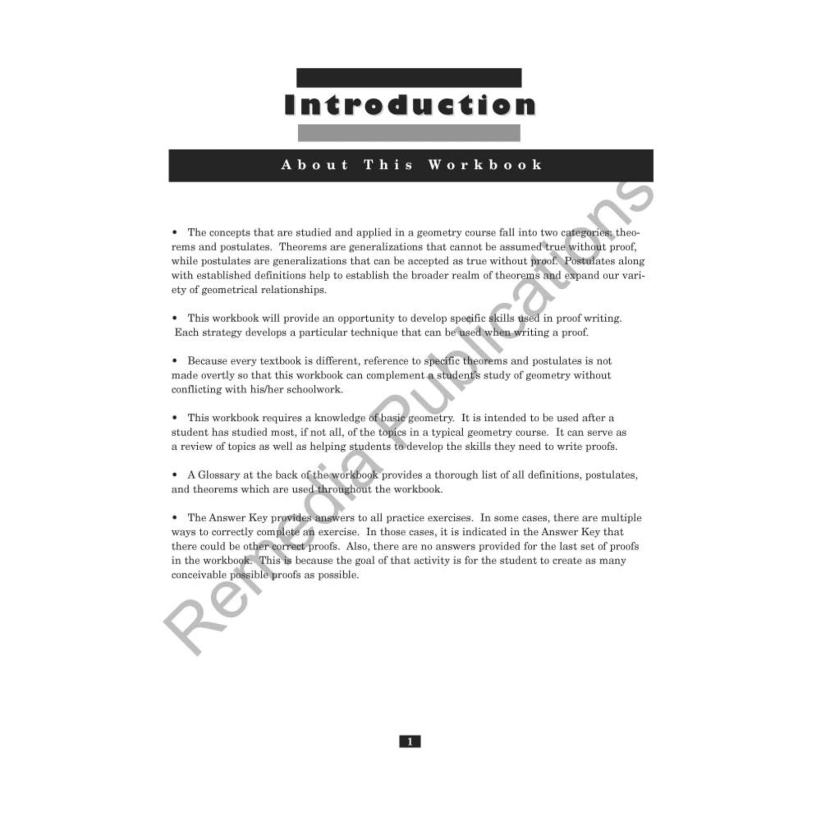Proofs: Studies in Geometry Series