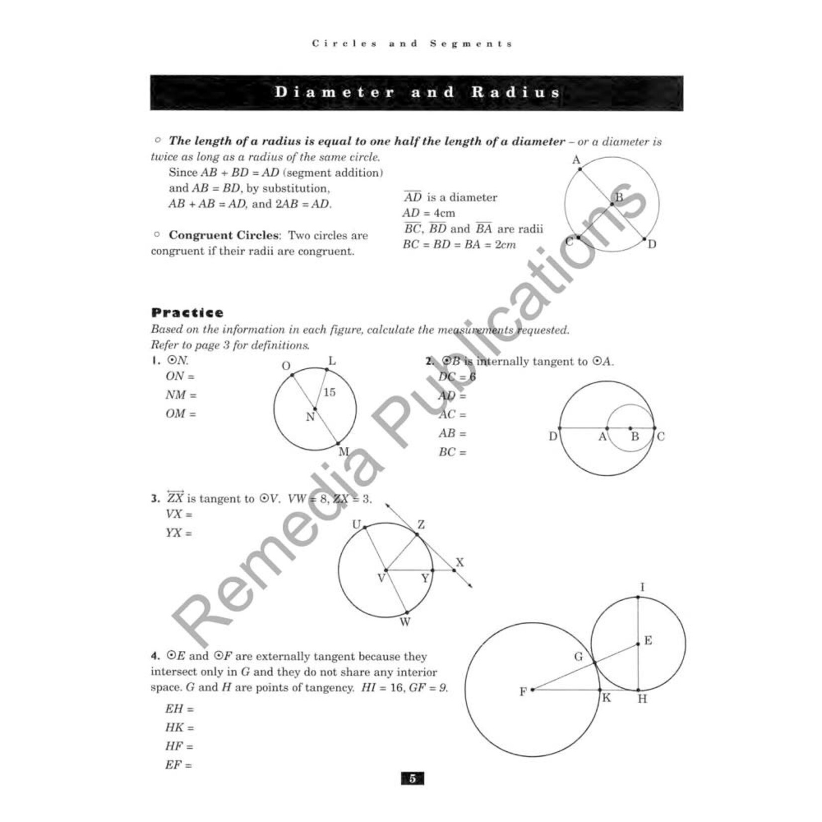 Circles: Studies in Geometry Series