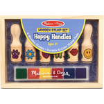 Wooden Stamp Set - Happy Handles