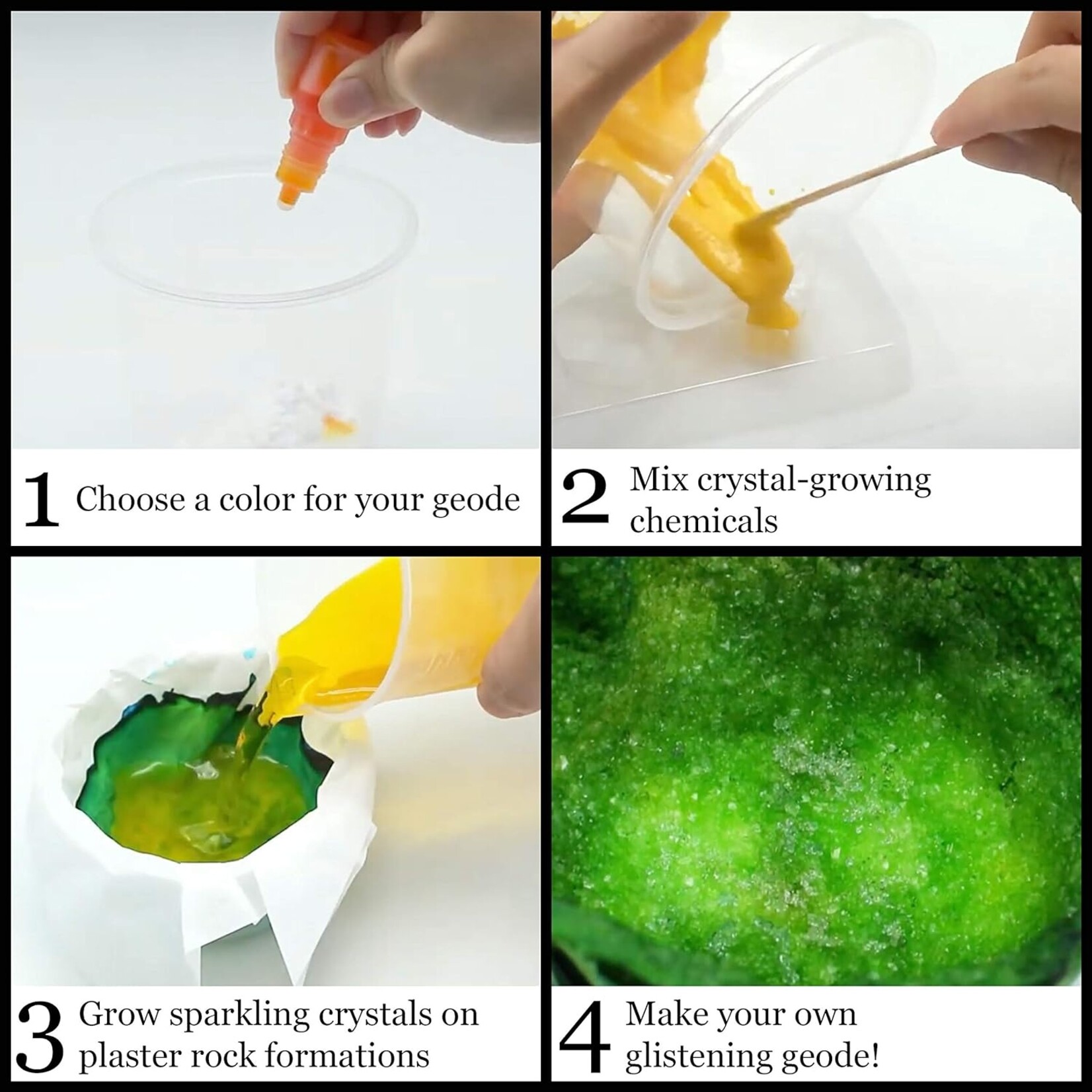 WILD ENVIRONMENTAL SCIENCE Wild Environmental Science: Crystal Growing Caves & Geodes Chemical Set