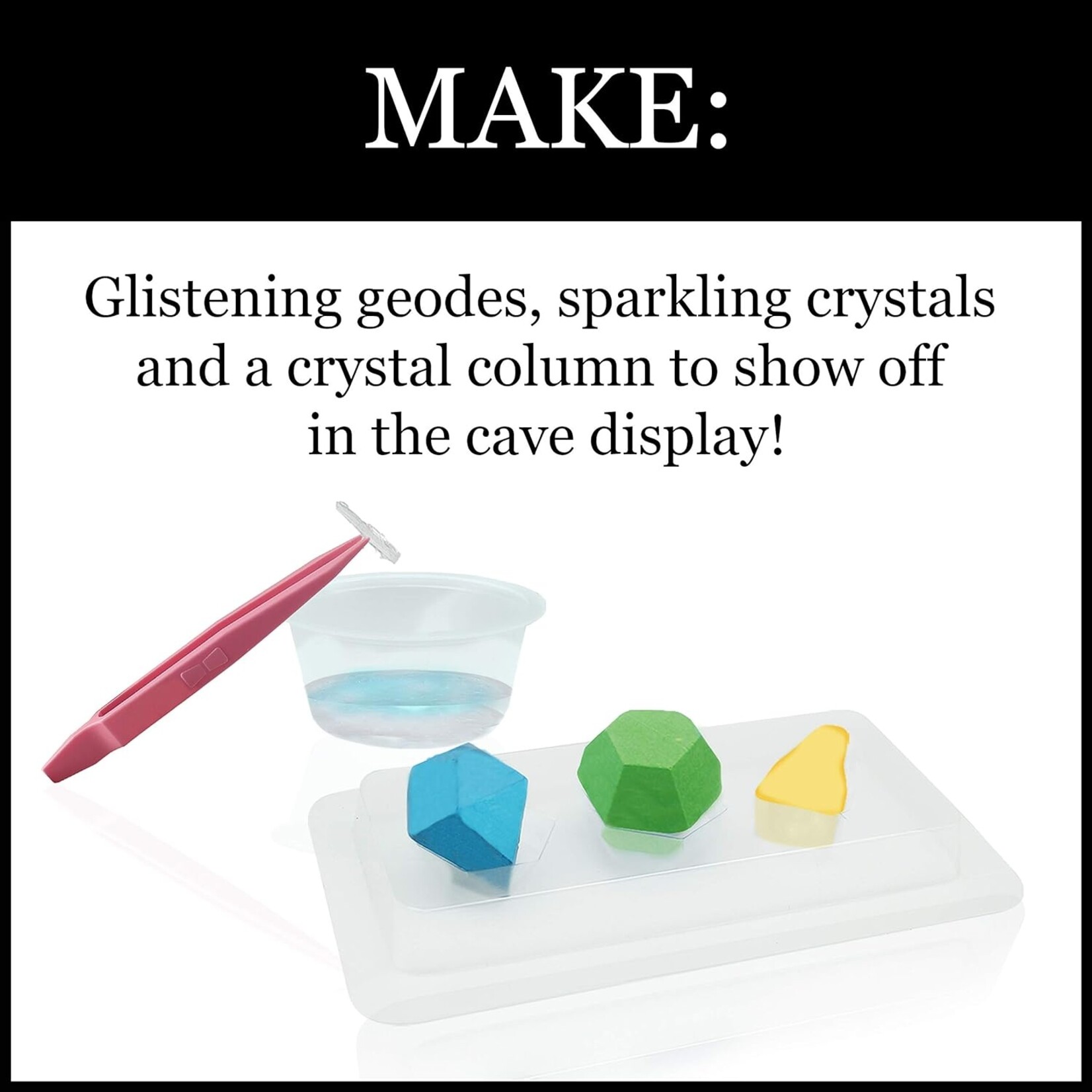 WILD ENVIRONMENTAL SCIENCE Wild Environmental Science: Crystal Growing Caves & Geodes Chemical Set
