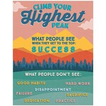 Adventurer Climb Highest Peak Chart 17" X 22"