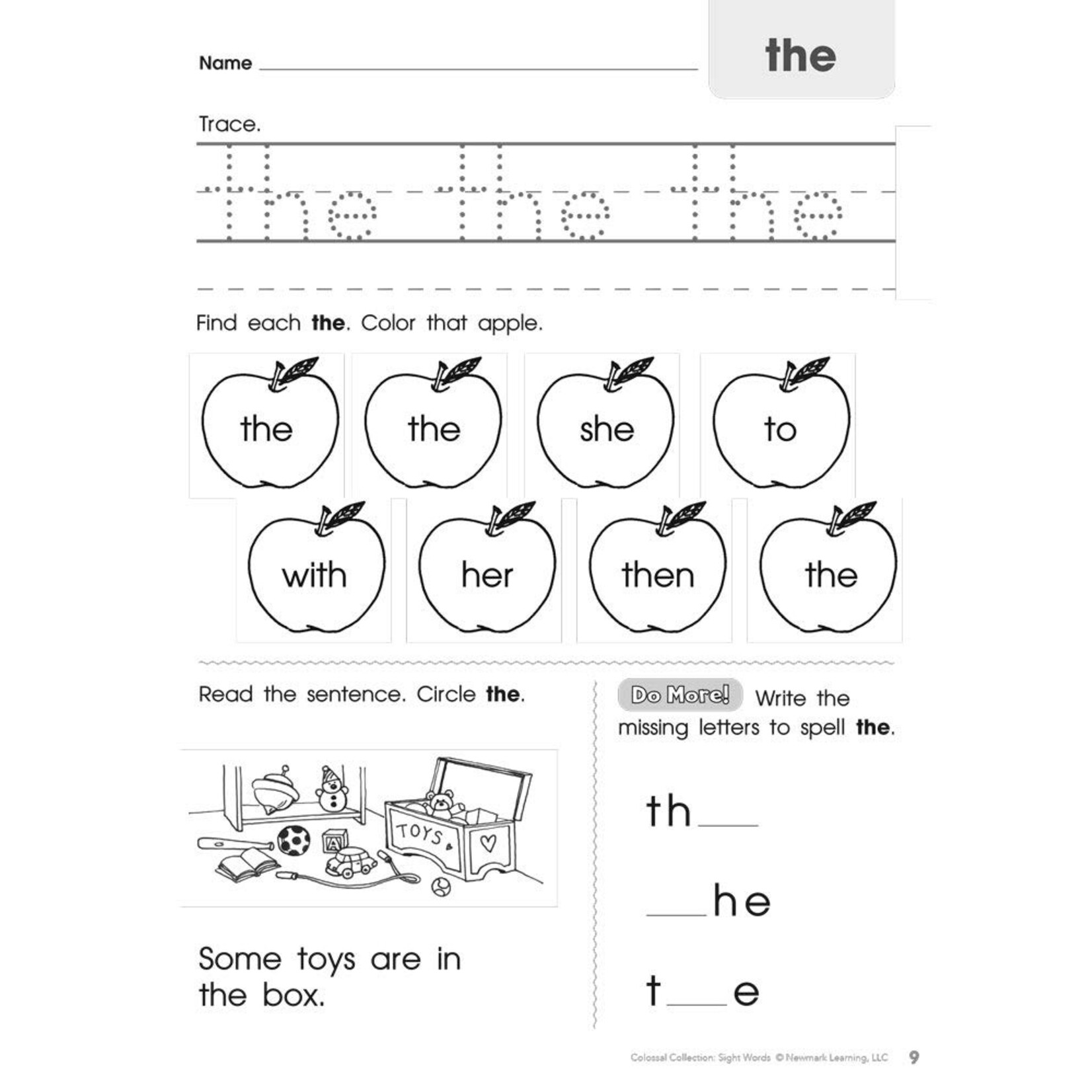 Colossal Collection of Sight Words Activities