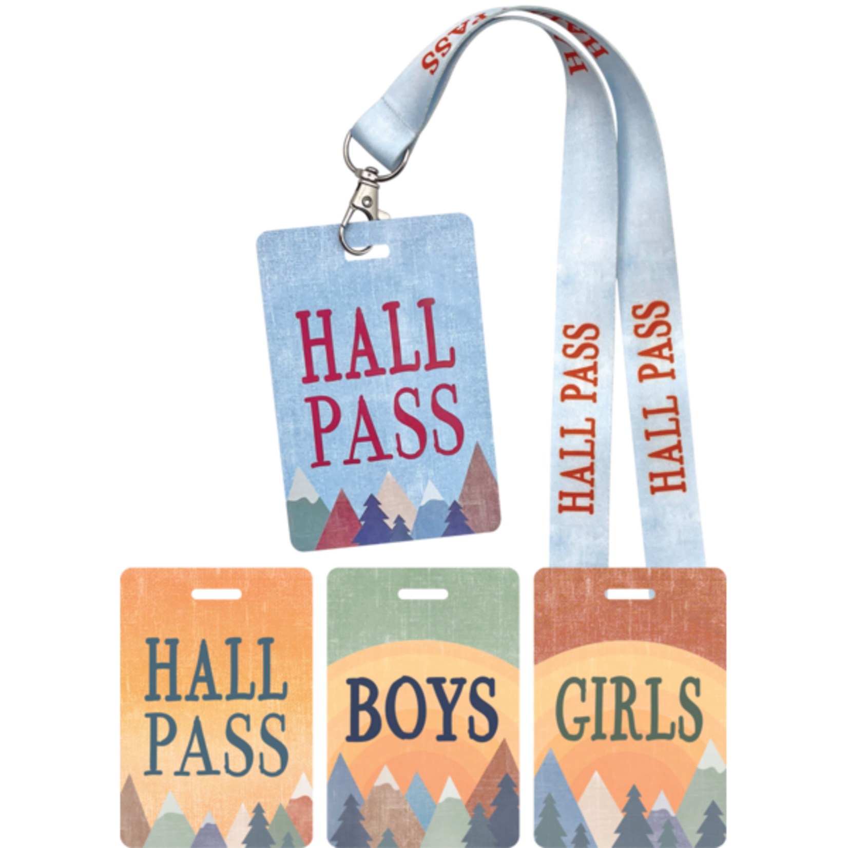 TEACHER CREATED RESOURCES Moving Mountains Hall Pass Lanyards