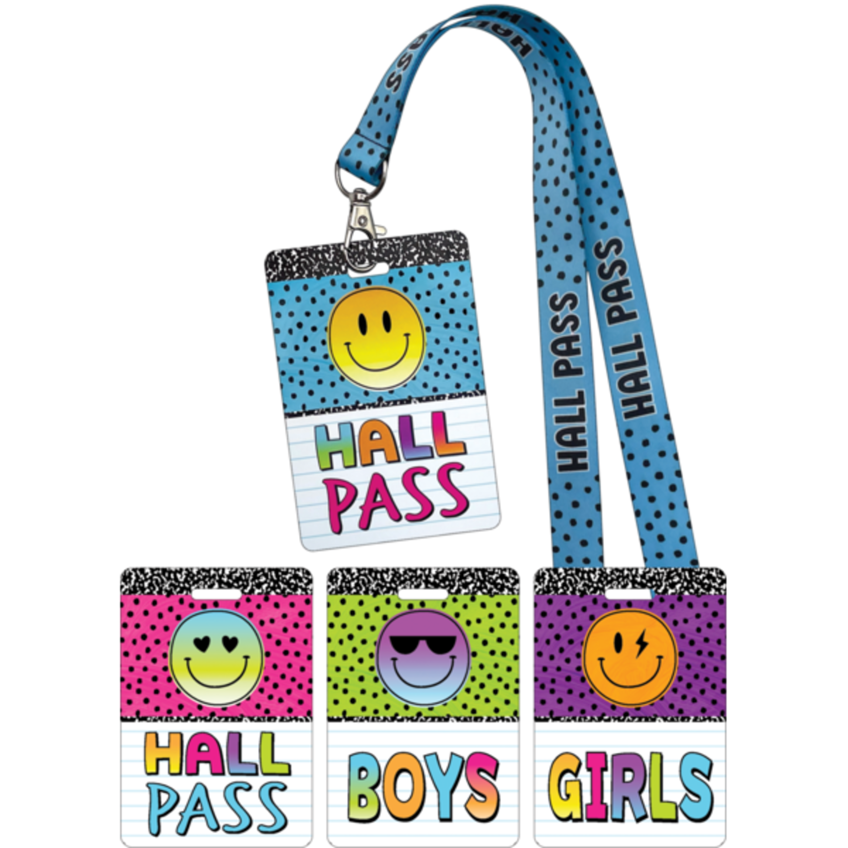 TEACHER CREATED RESOURCES Brights 4Ever Hall Pass Lanyards