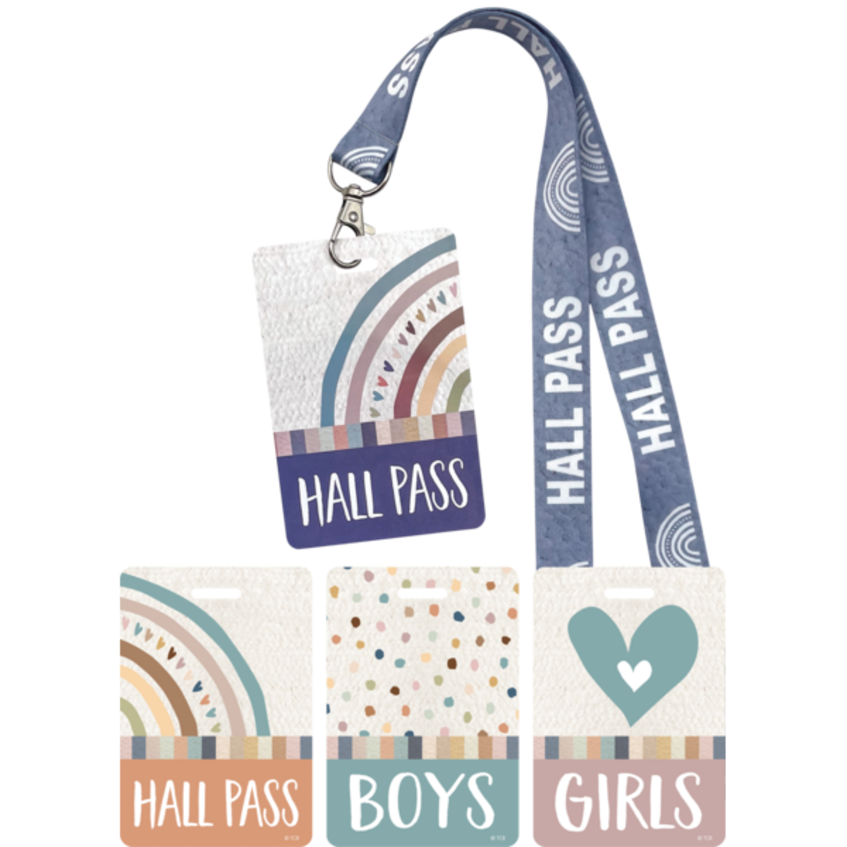 TEACHER CREATED RESOURCES Everyone is Welcome Hall Pass Lanyards