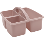 TEACHER CREATED RESOURCES Light Mauve Plastic Storage Caddy