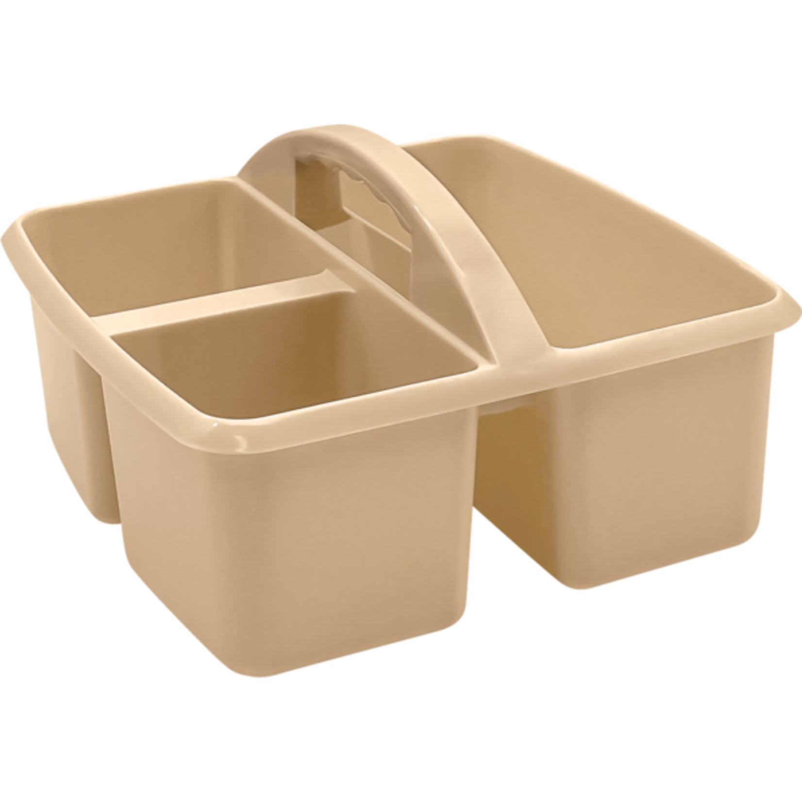 TEACHER CREATED RESOURCES Light Brown Plastic Storage Caddy