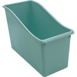TEACHER CREATED RESOURCES Calming Blue Plastic Book Bin