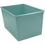 TEACHER CREATED RESOURCES Calming Blue Plastic Multi-Purpose Bin