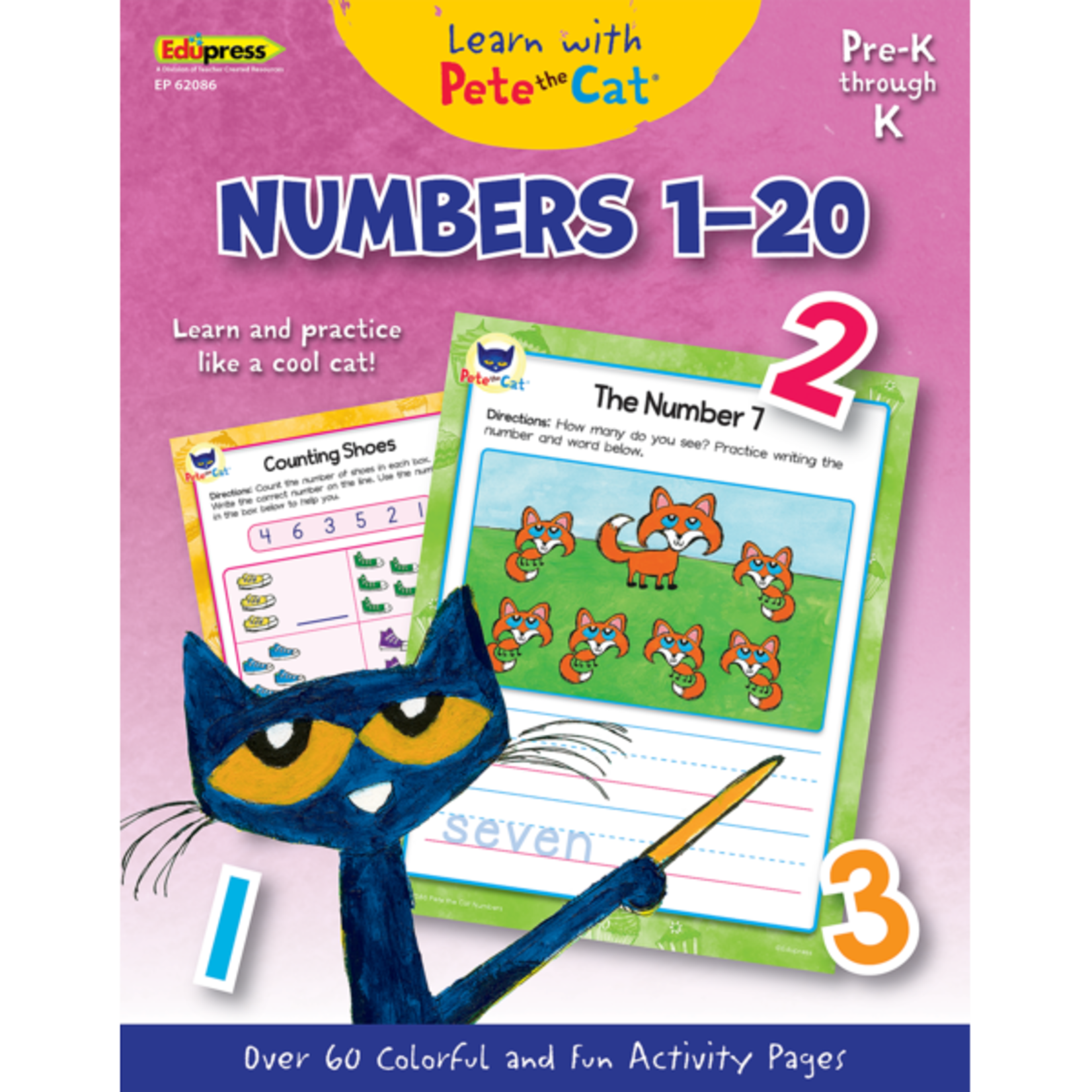 TEACHER CREATED RESOURCES Learn with Pete the Cat: Numbers 1-20