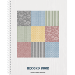 TEACHER CREATED RESOURCES Classroom Cottage Record Book