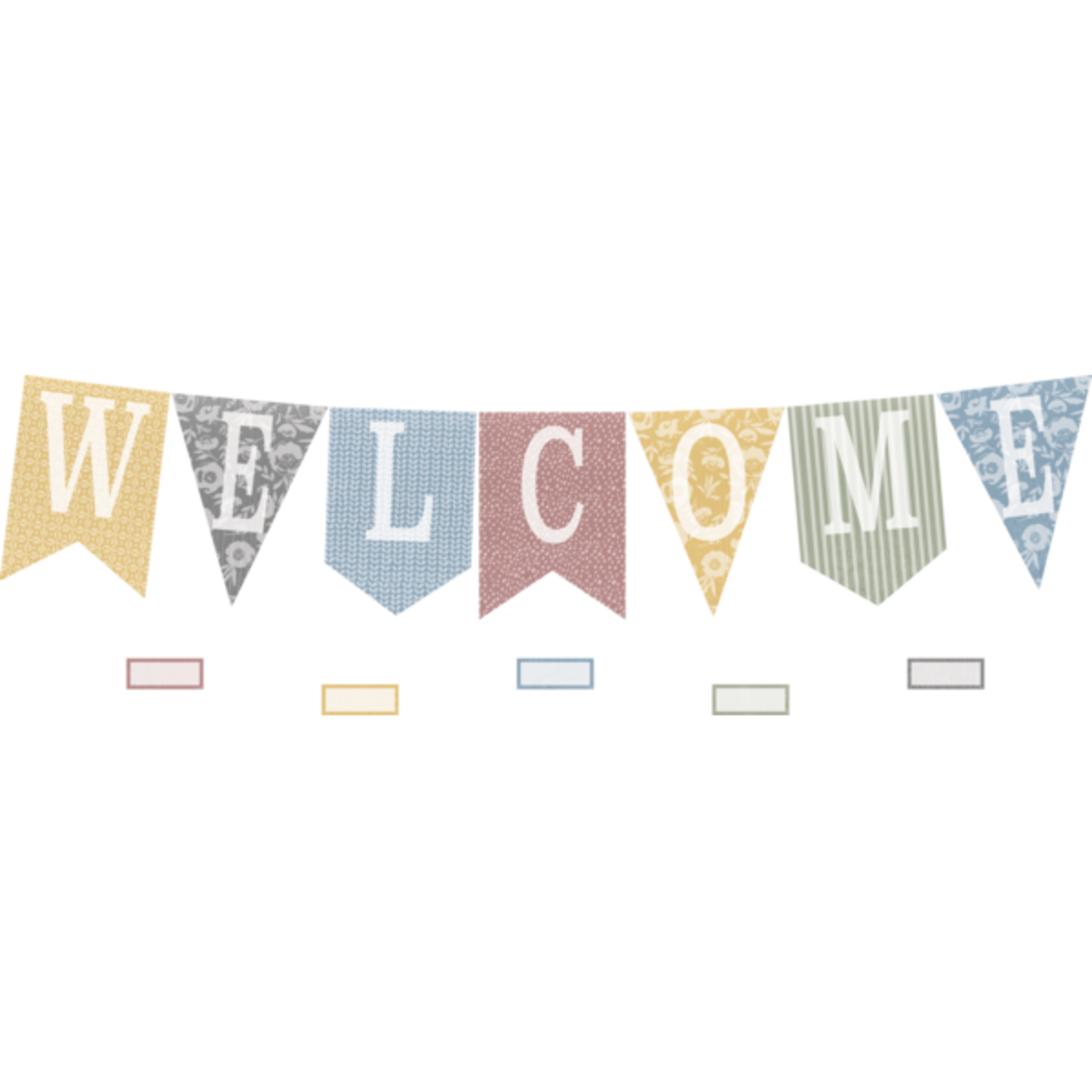 TEACHER CREATED RESOURCES Classroom Cottage Pennants Welcome Bulletin Board