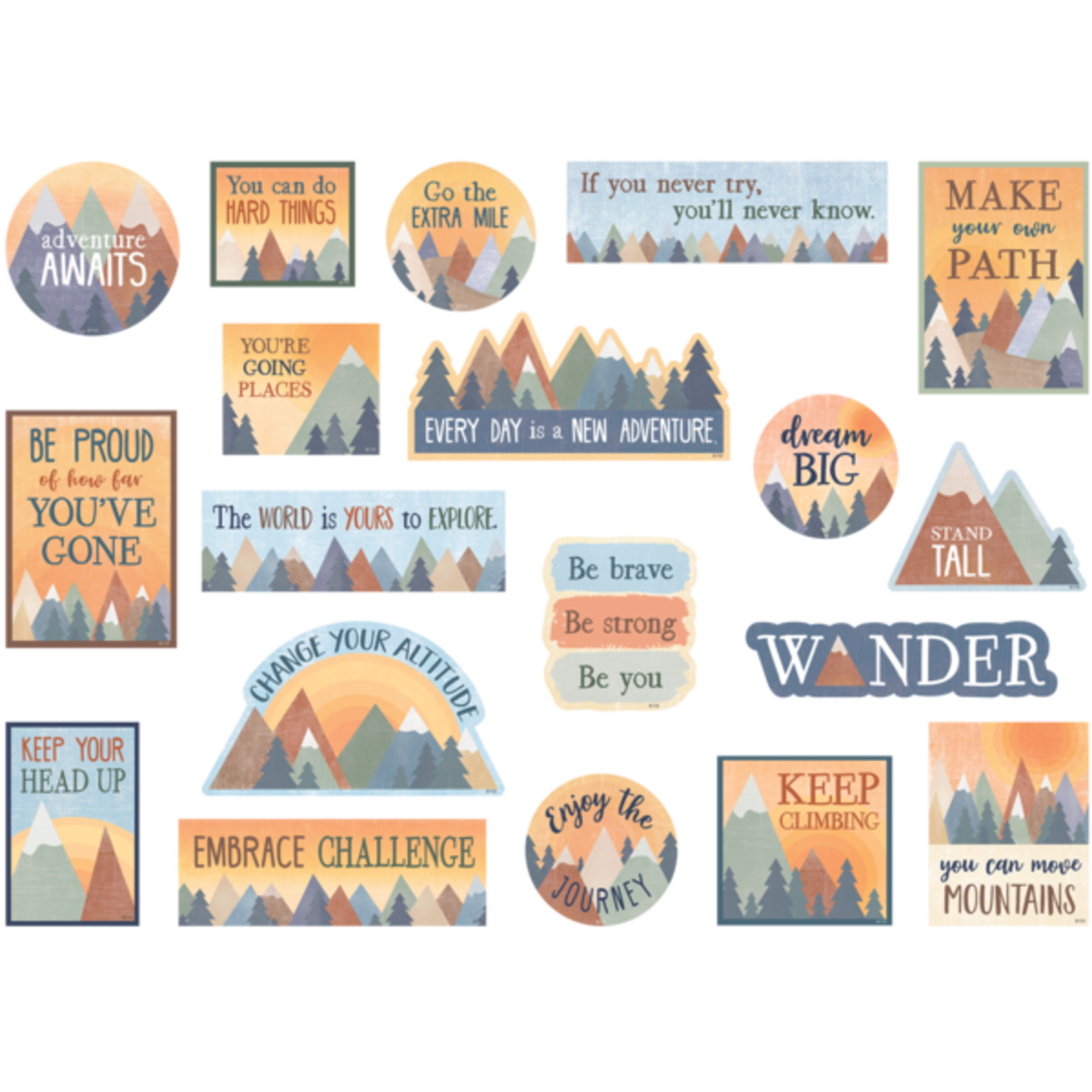 TEACHER CREATED RESOURCES Moving Mountains Magnetic Positive Sayings