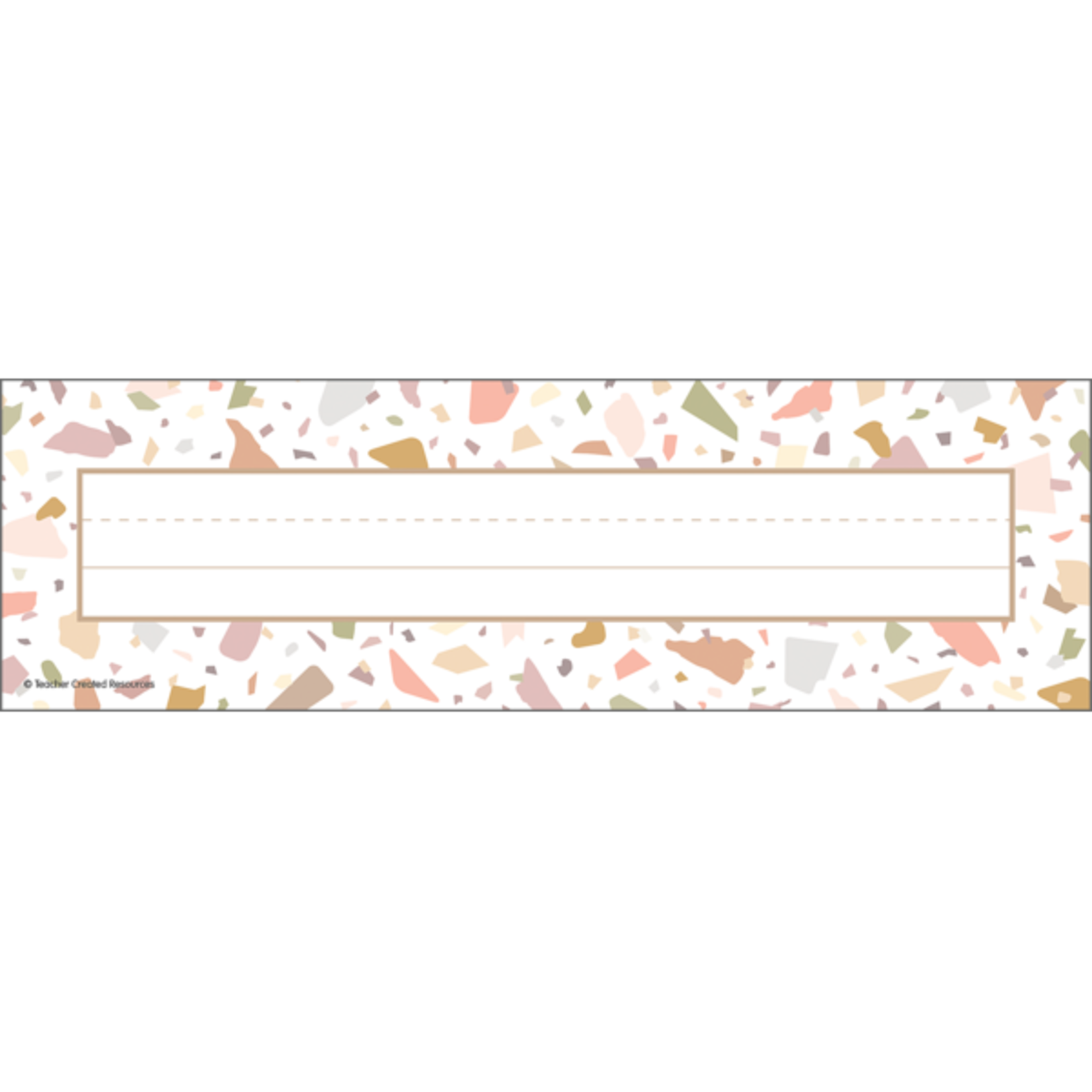 TEACHER CREATED RESOURCES Terrazzo Tones Flat Name Plates