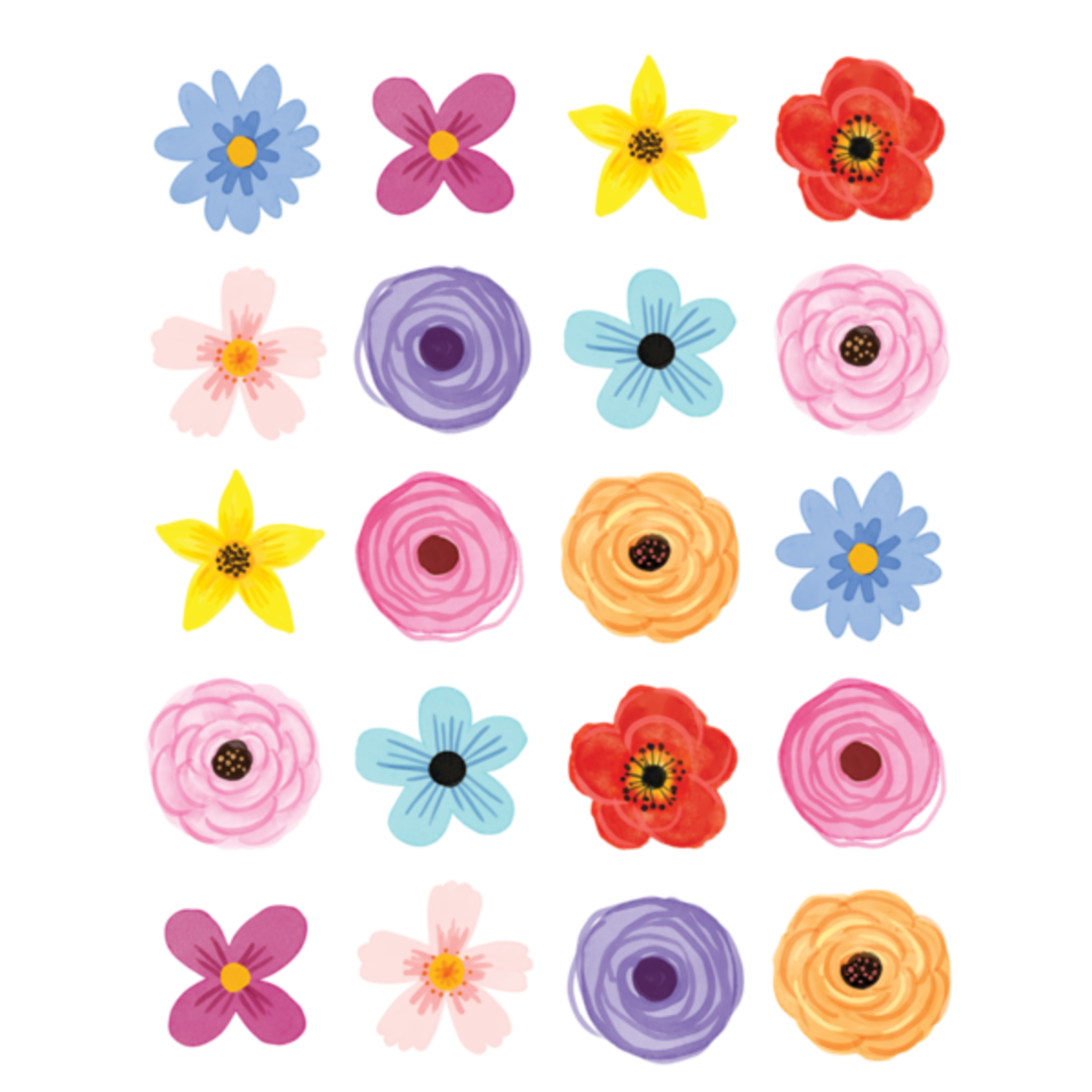 TEACHER CREATED RESOURCES Wildflowers Stickers