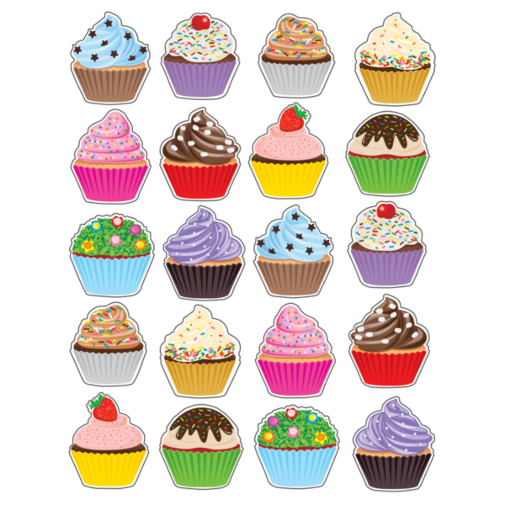 TEACHER CREATED RESOURCES Cupcakes Stickers