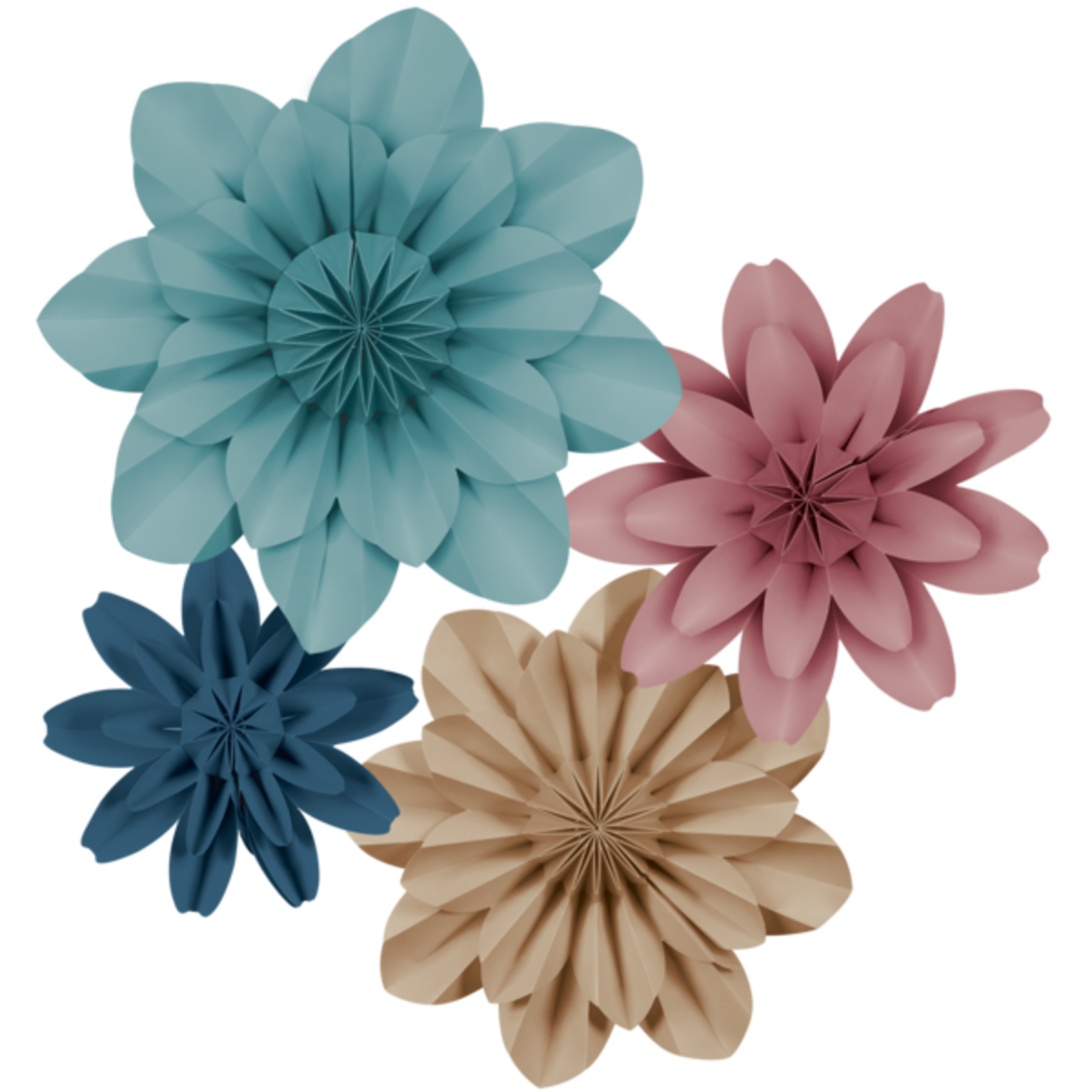 TEACHER CREATED RESOURCES Calming Colors Paper Flowers