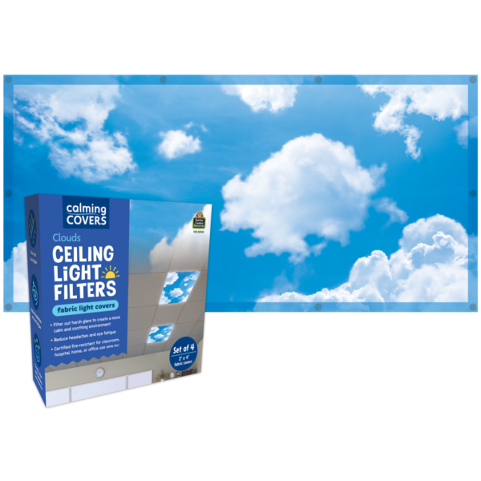 TEACHER CREATED RESOURCES Clouds Calming Covers Ceiling Light Filters
