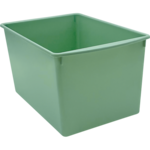 TEACHER CREATED RESOURCES Eucalyptus Green Plastic Multi-Purpose Bin
