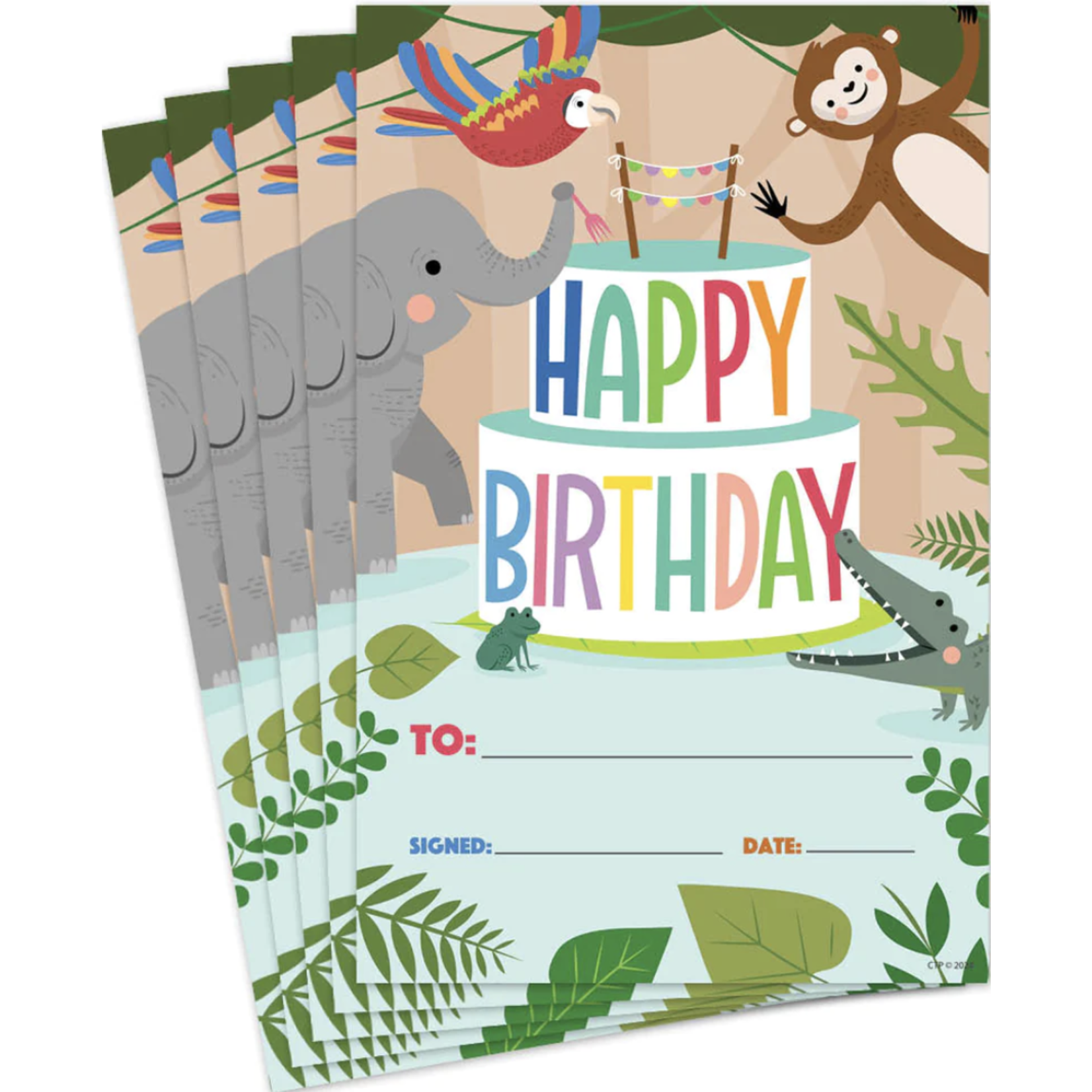 CREATIVE TEACHING PRESS Jungle Friends Happy Birthday Awards