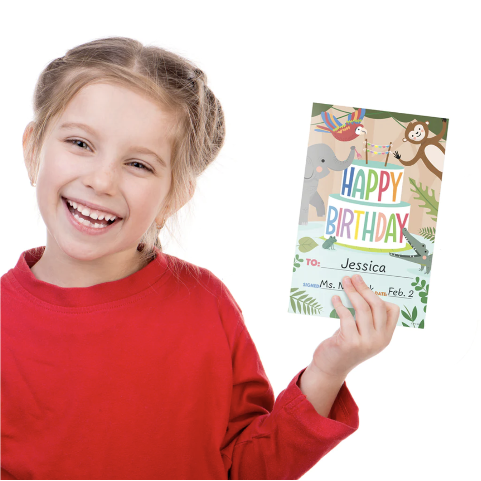 CREATIVE TEACHING PRESS Jungle Friends Happy Birthday Awards