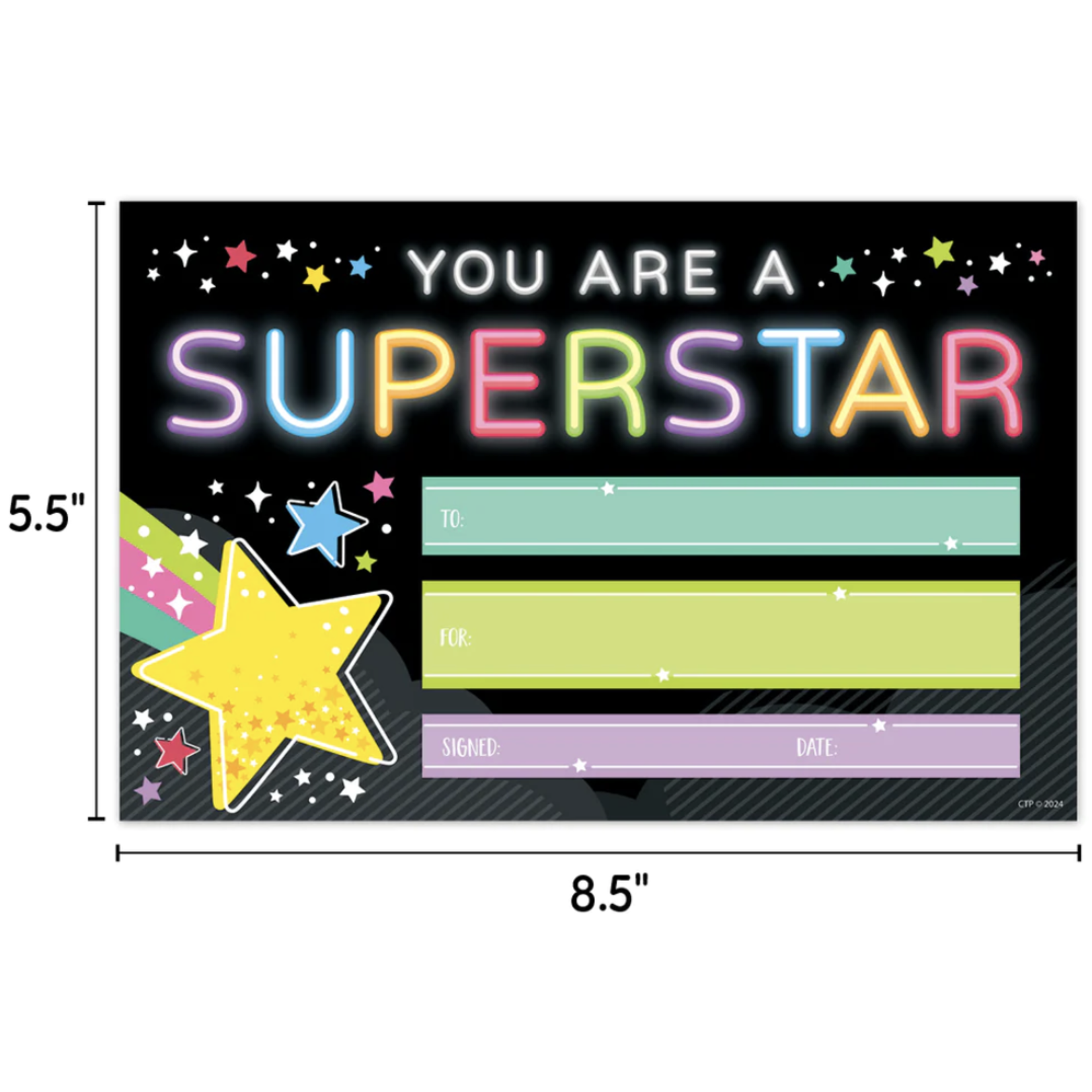 CREATIVE TEACHING PRESS Star Bright Superstar Awards
