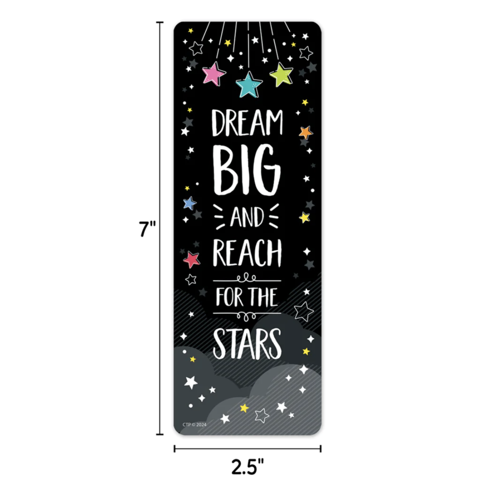 CREATIVE TEACHING PRESS Star Bright Positive Mindset Bookmark