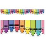 CREATIVE TEACHING PRESS Core Decor Doodle Crayons EZ Border