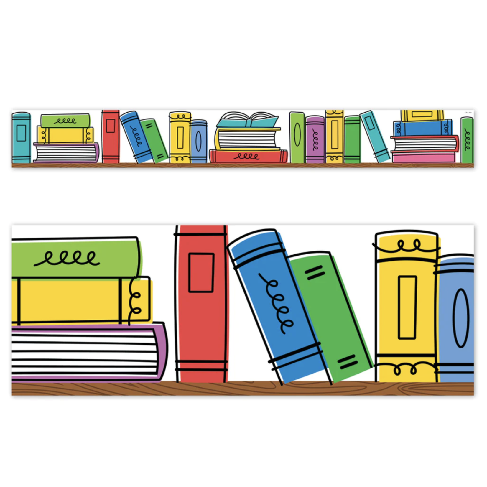 CREATIVE TEACHING PRESS Core Decor Doodle Bookshelf EZ Border