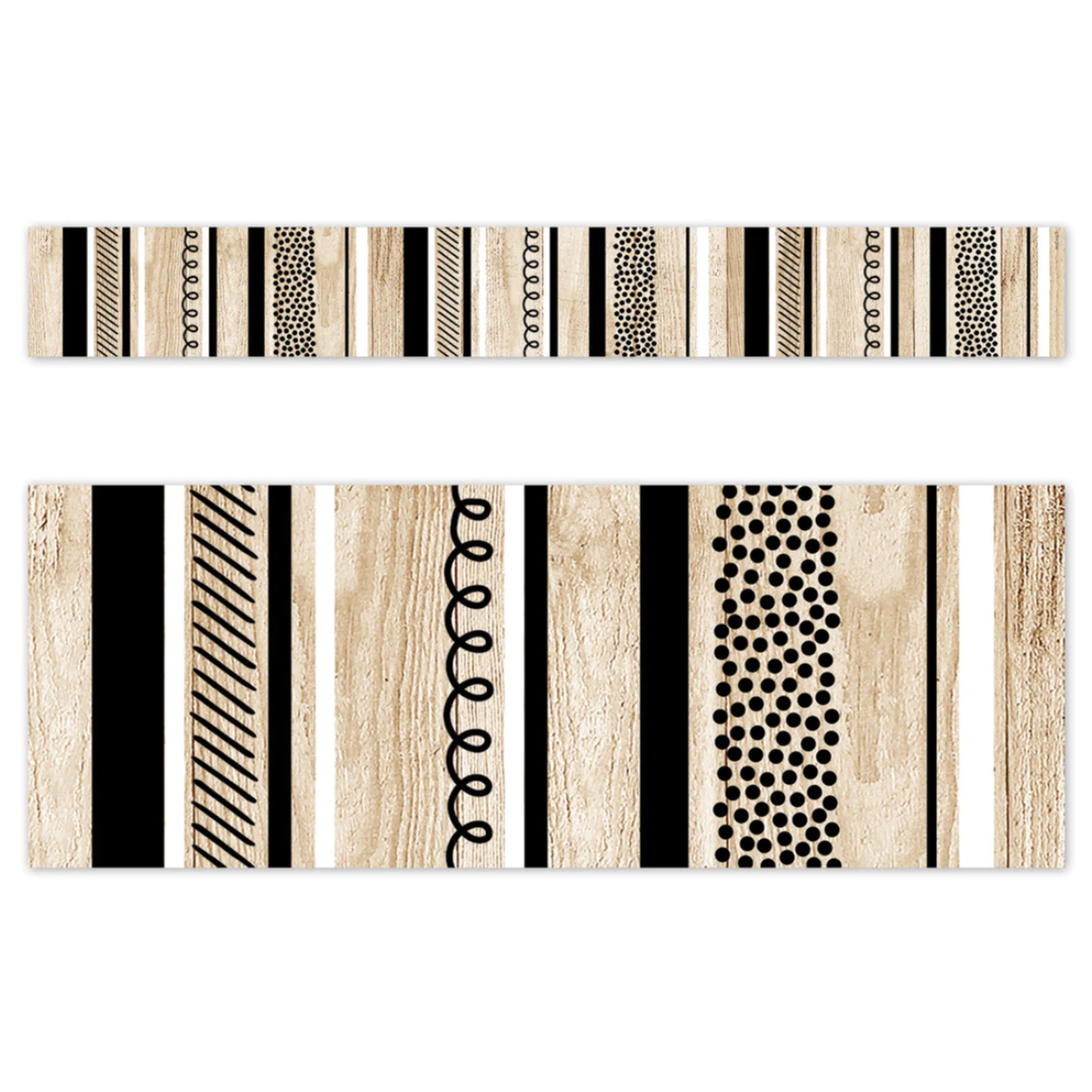 CREATIVE TEACHING PRESS Core Decor Stripes and Doodles on Wood EZ  & DOODLES ON WOOD