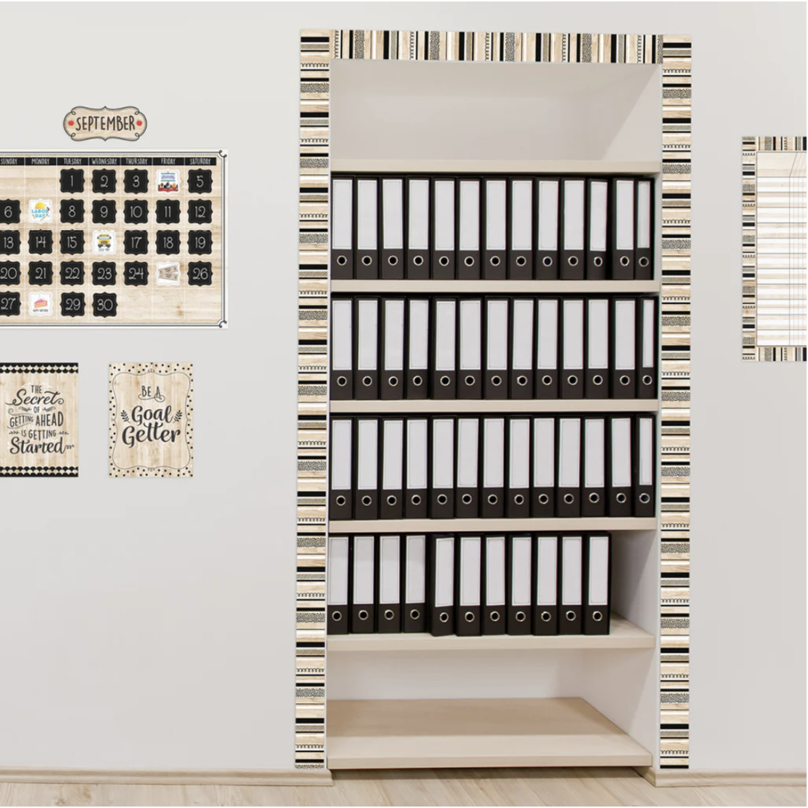 CREATIVE TEACHING PRESS Core Decor Stripes and Doodles on Wood EZ  & DOODLES ON WOOD