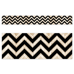 CREATIVE TEACHING PRESS Core Decor Black and Wood Chevron EZ Border