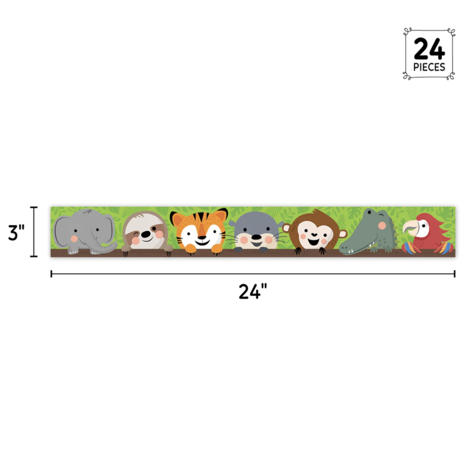 CREATIVE TEACHING PRESS Jungle Friends EZ Border