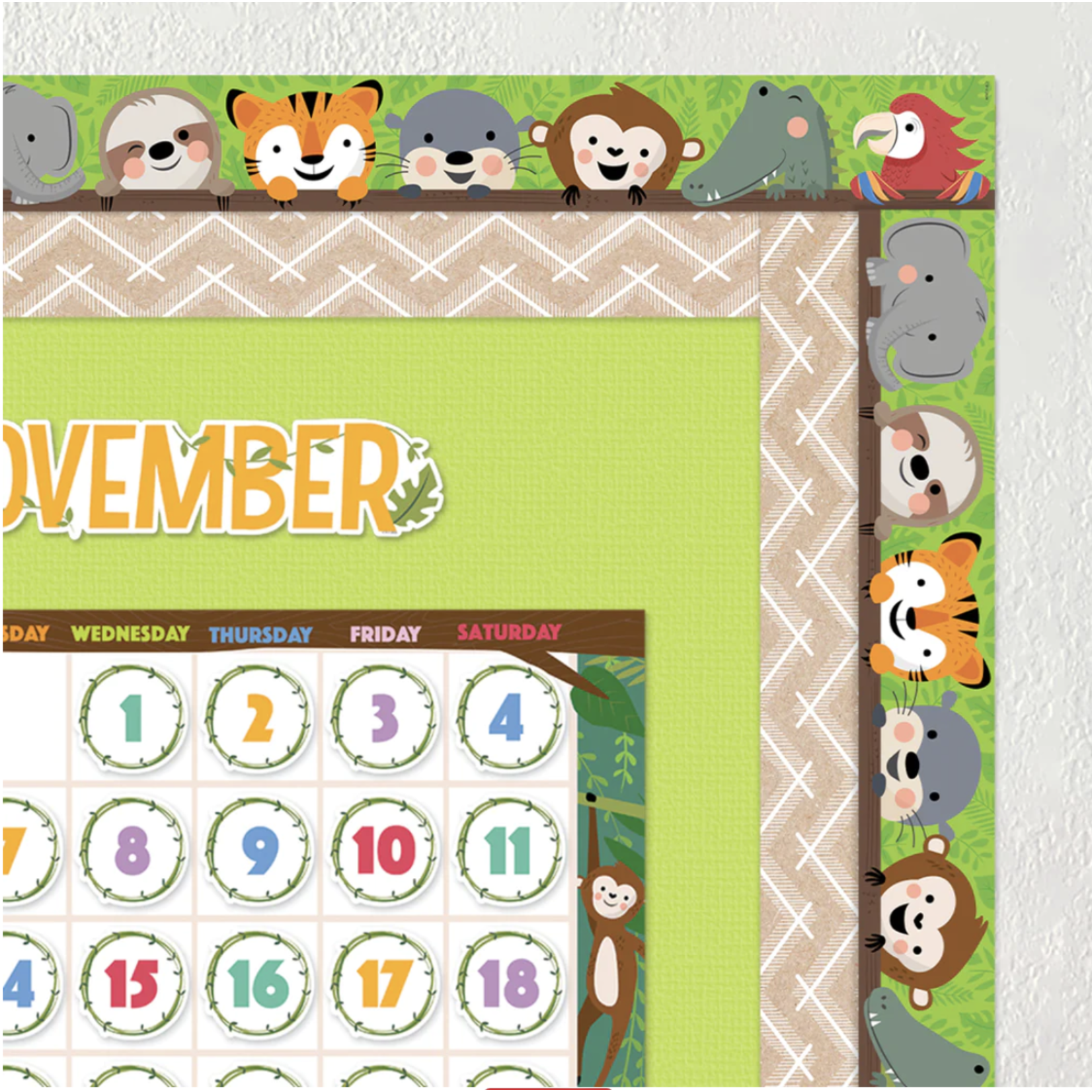 CREATIVE TEACHING PRESS Jungle Friends EZ Border
