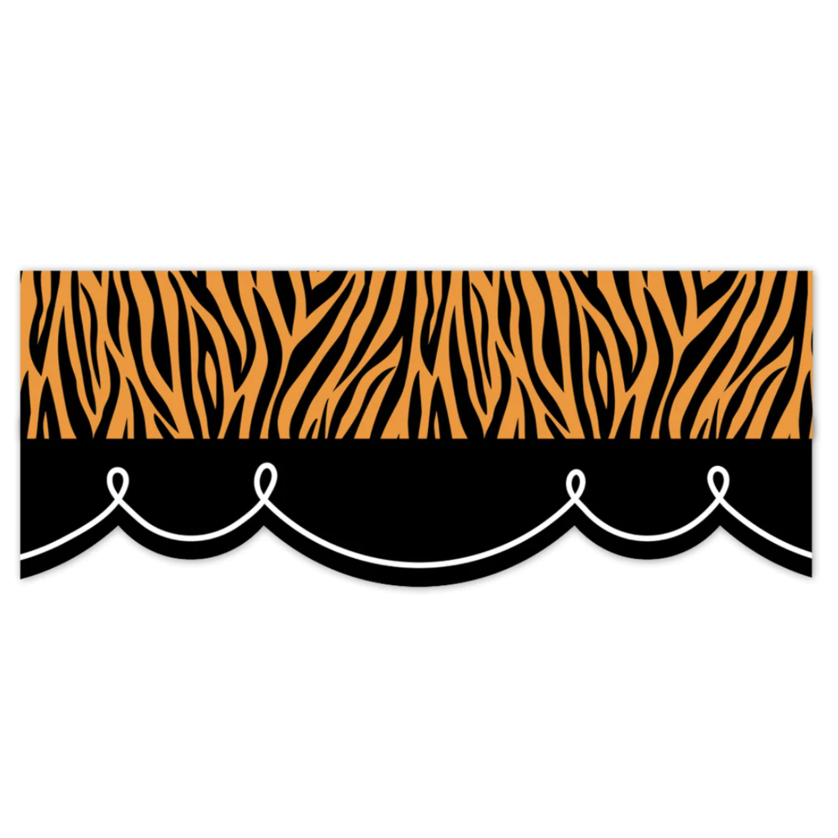 CREATIVE TEACHING PRESS Jungle Friends Tiger Stripes EZ Border
