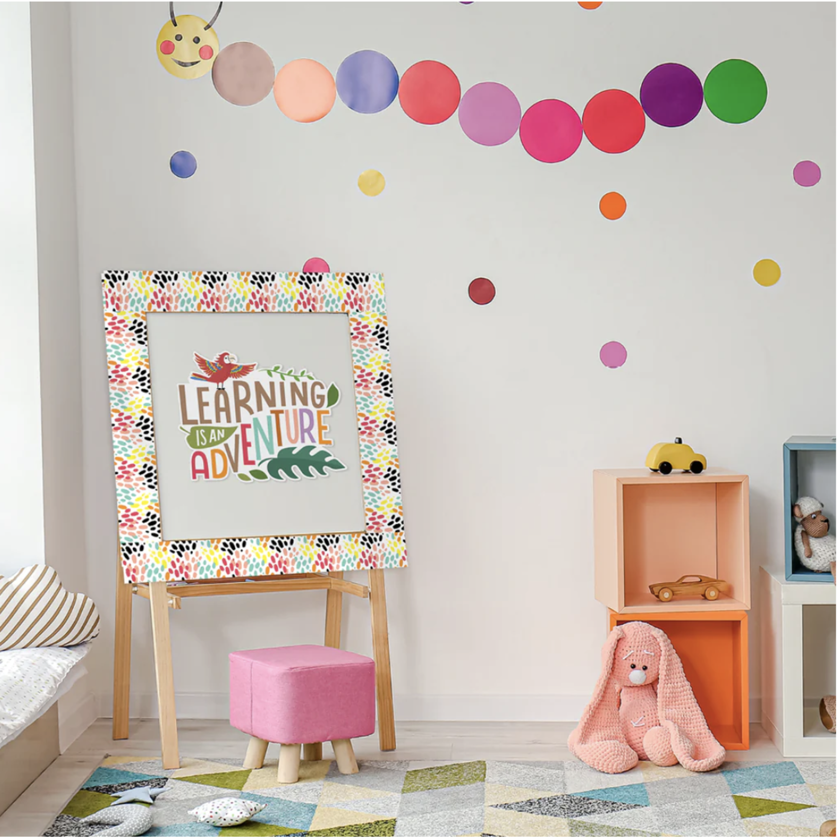 CREATIVE TEACHING PRESS Jungle Friends Messy Tracks EZ Border
