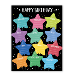 CREATIVE TEACHING PRESS Star Bright Happy Birthday Chart
