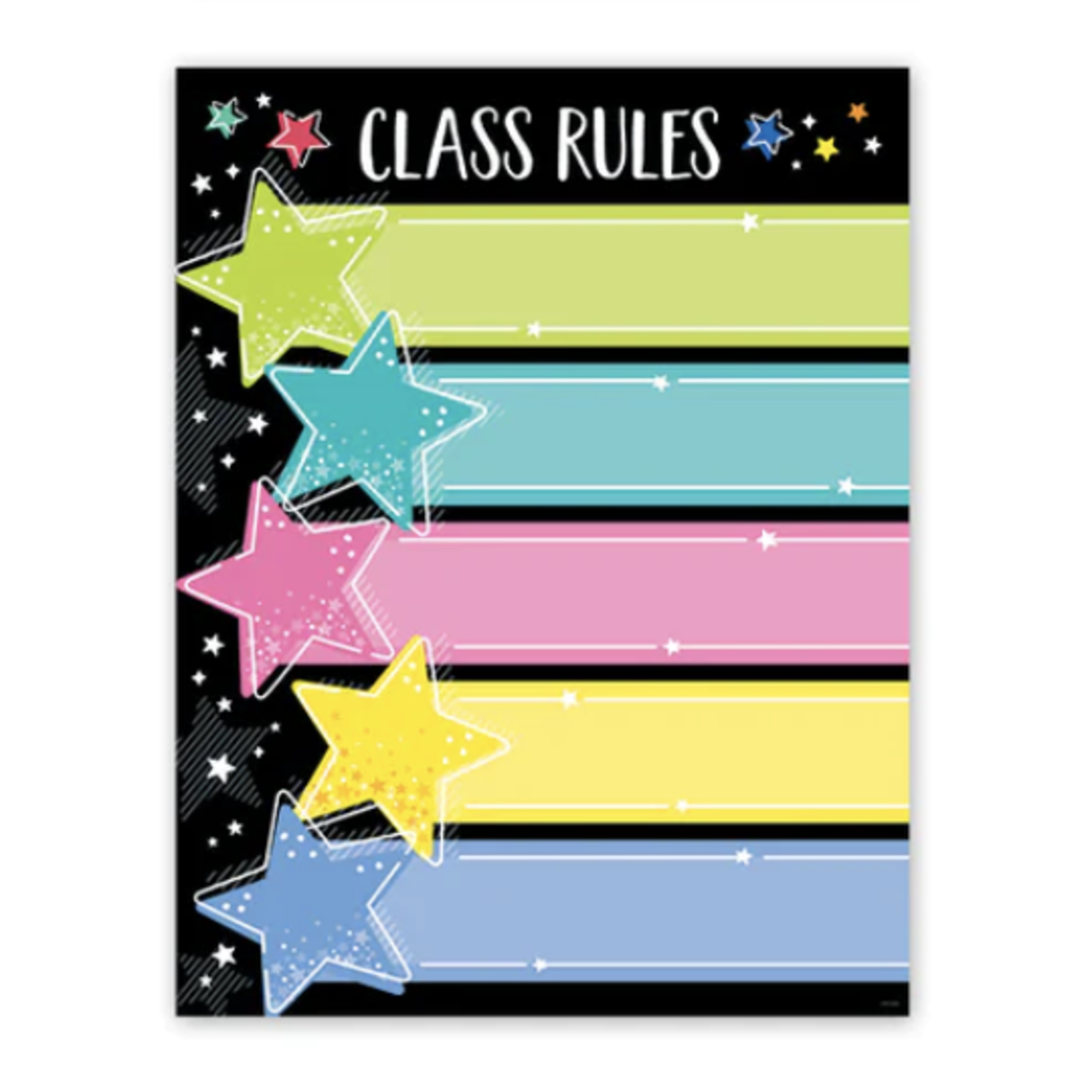 CREATIVE TEACHING PRESS Star Bright Class Rules Chart