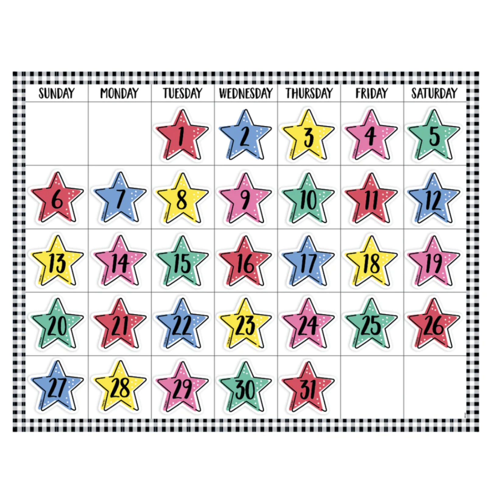 CREATIVE TEACHING PRESS Star Bright Calendar Days