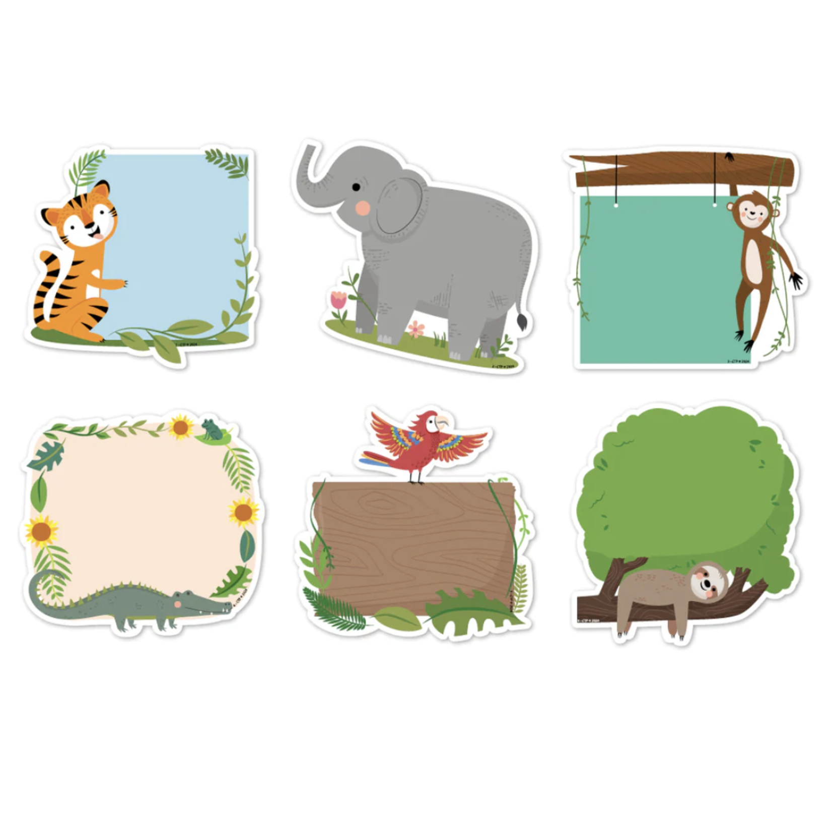 CREATIVE TEACHING PRESS Jungle Friends 6" Designer Cut-Outs