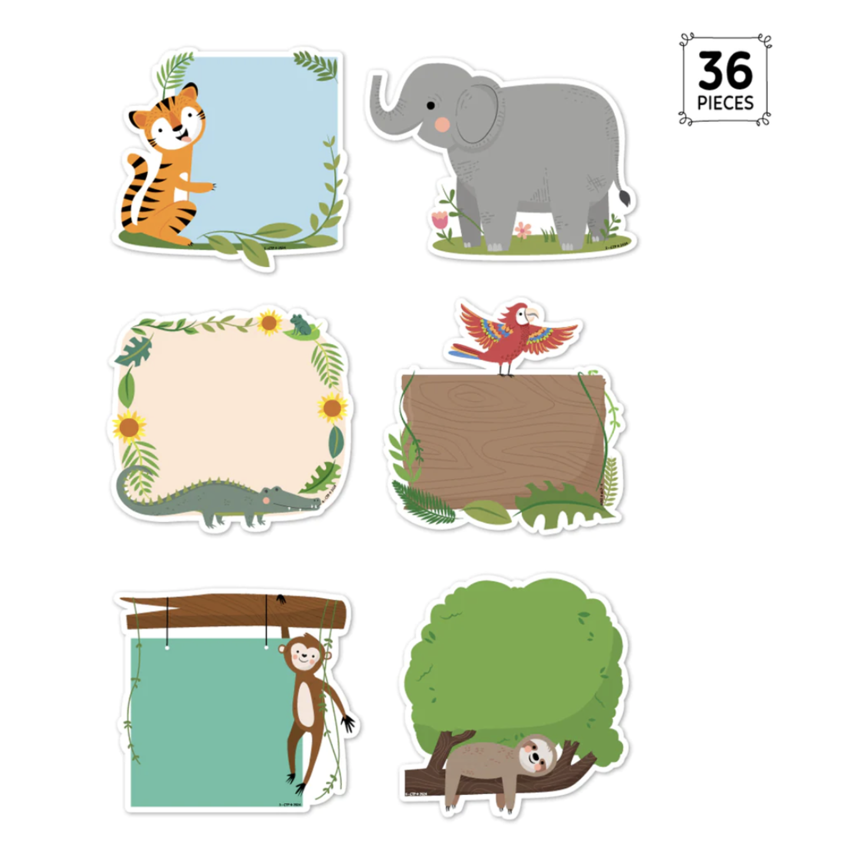 CREATIVE TEACHING PRESS Jungle Friends 6" Designer Cut-Outs