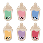 CREATIVE TEACHING PRESS Krafty Pop! Boba Cups 6" Designer Cut-Outs