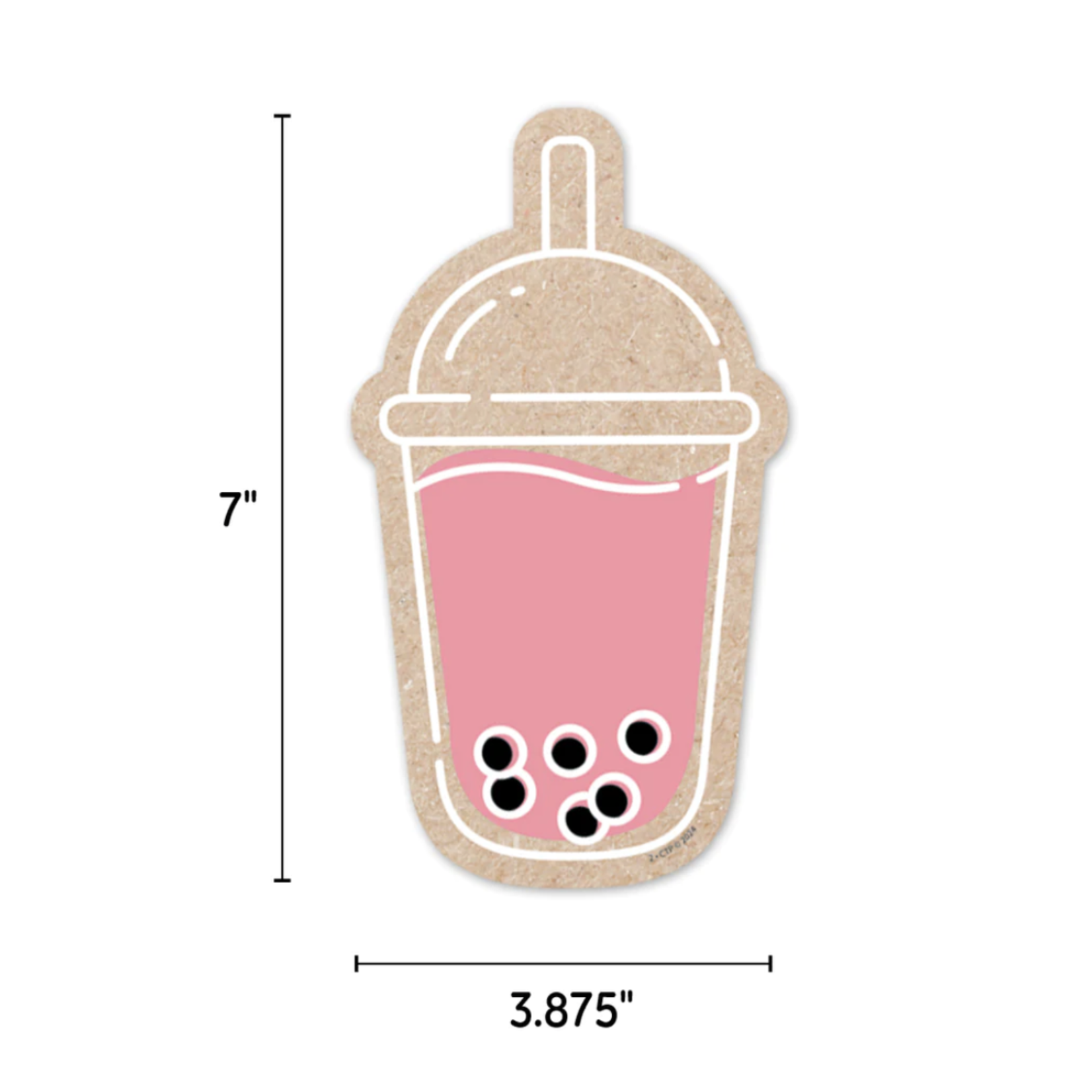 CREATIVE TEACHING PRESS Krafty Pop! Boba Cups 6" Designer Cut-Outs