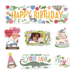 CREATIVE TEACHING PRESS Jungle Friends Happy Birthday Mini Bulletin Board
