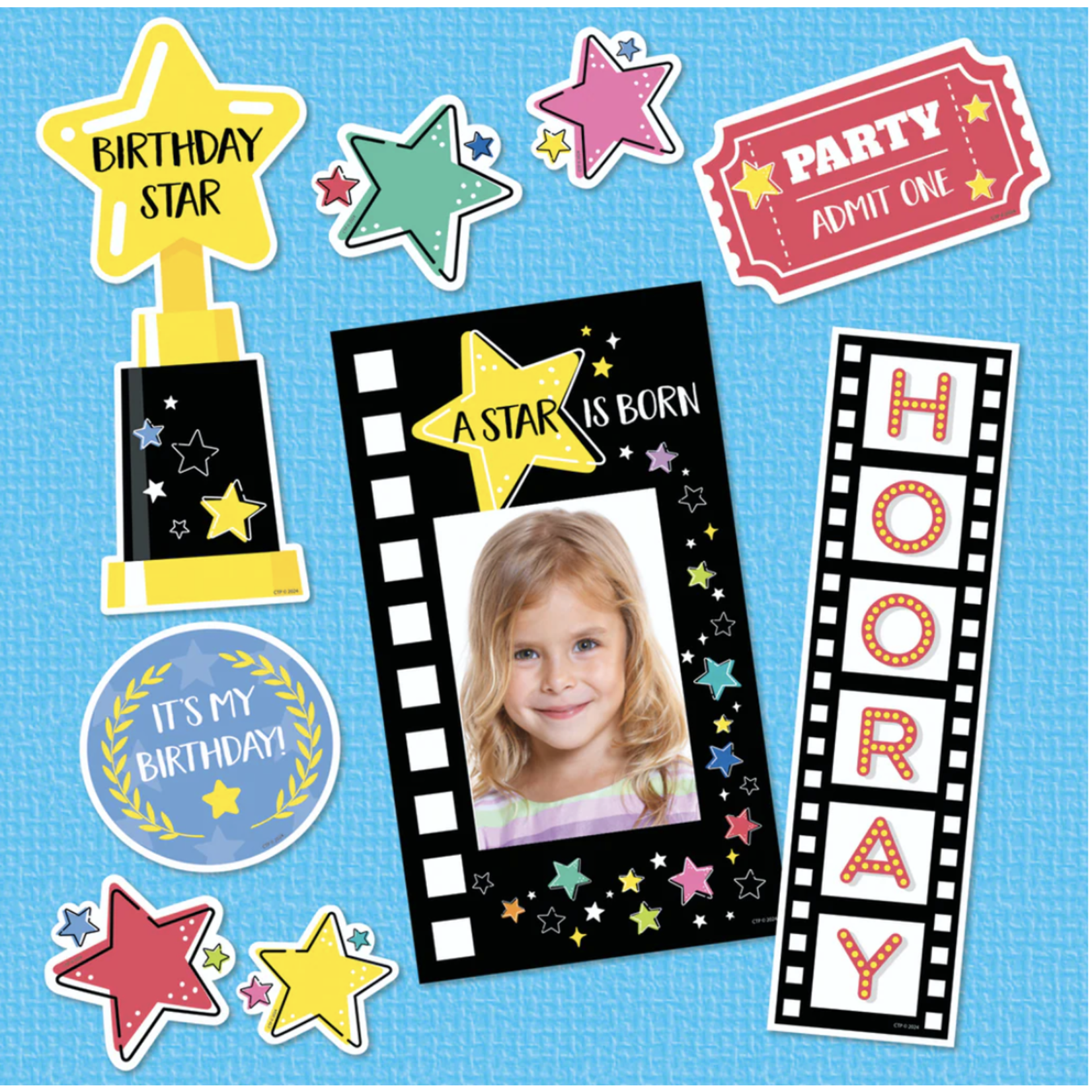 CREATIVE TEACHING PRESS Star Bright Happy Birthday Mini Bulletin Board