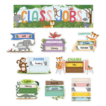 CREATIVE TEACHING PRESS Jungle Friends Class Jobs Mini Bulletin Board