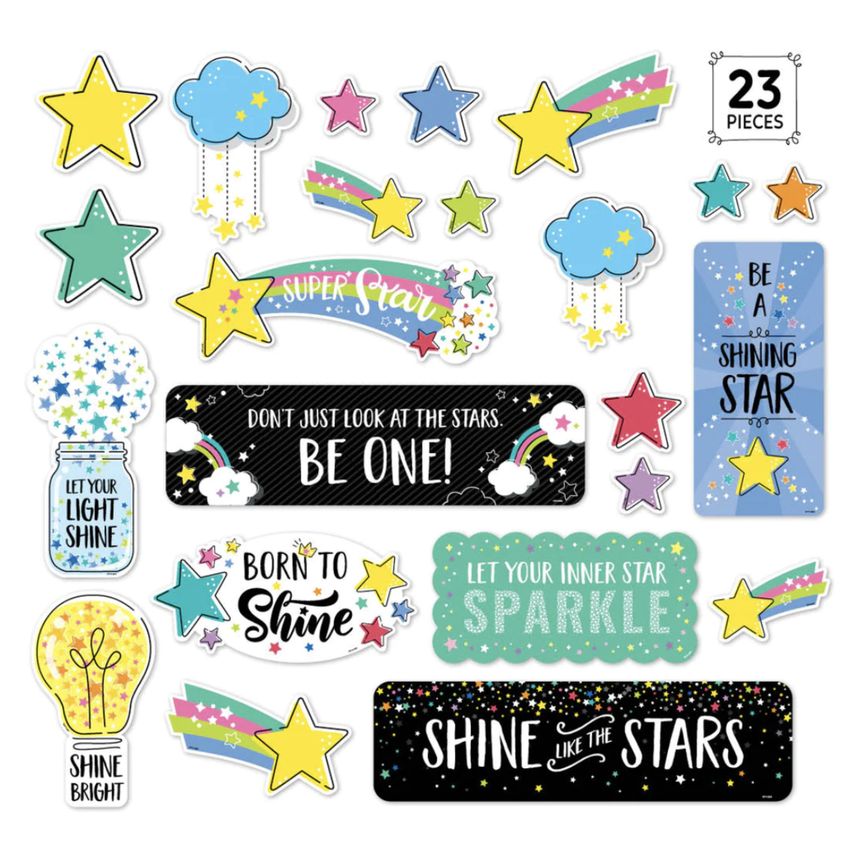 CREATIVE TEACHING PRESS Star Bright Positive Thinking Mini Bulletin Board