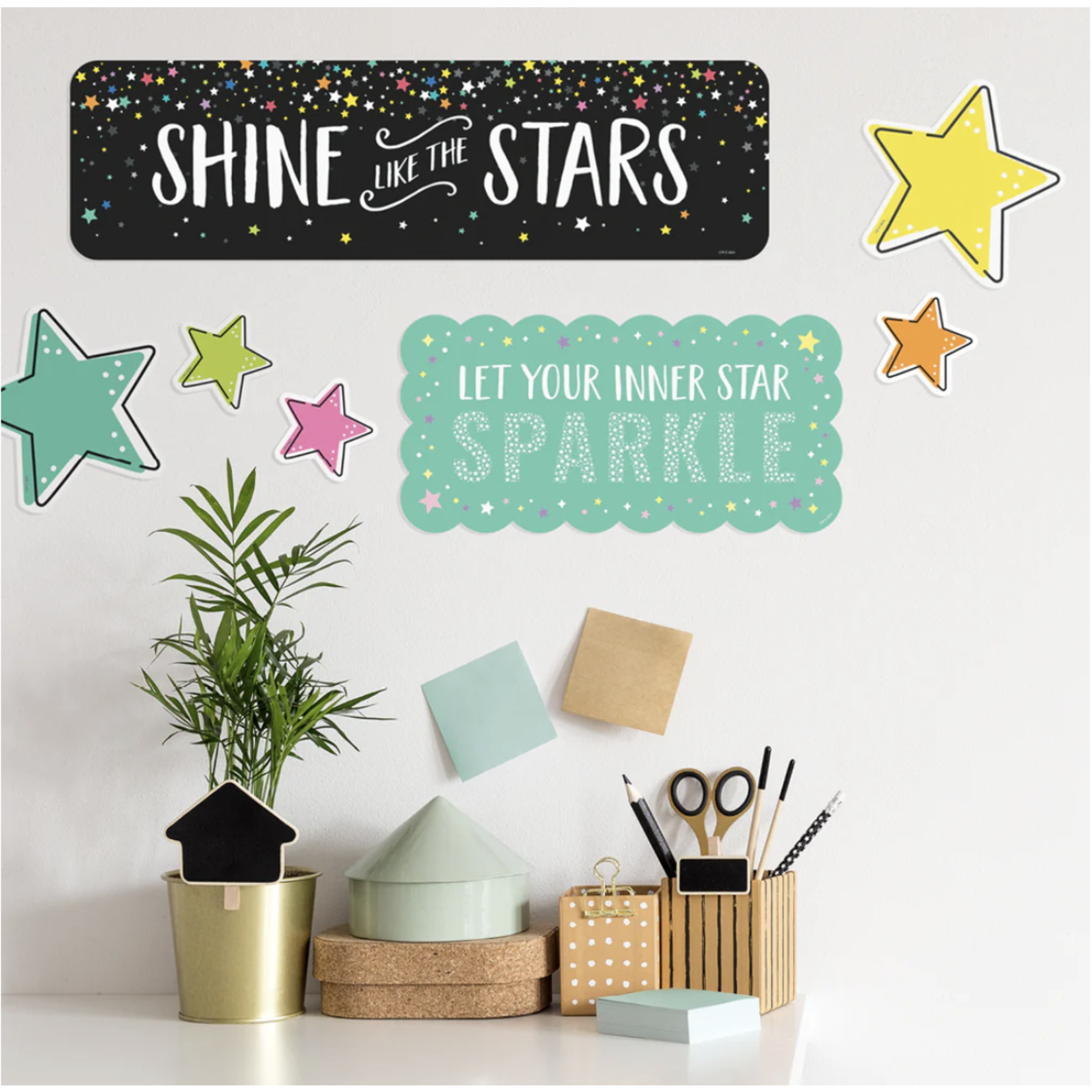 CREATIVE TEACHING PRESS Star Bright Positive Thinking Mini Bulletin Board